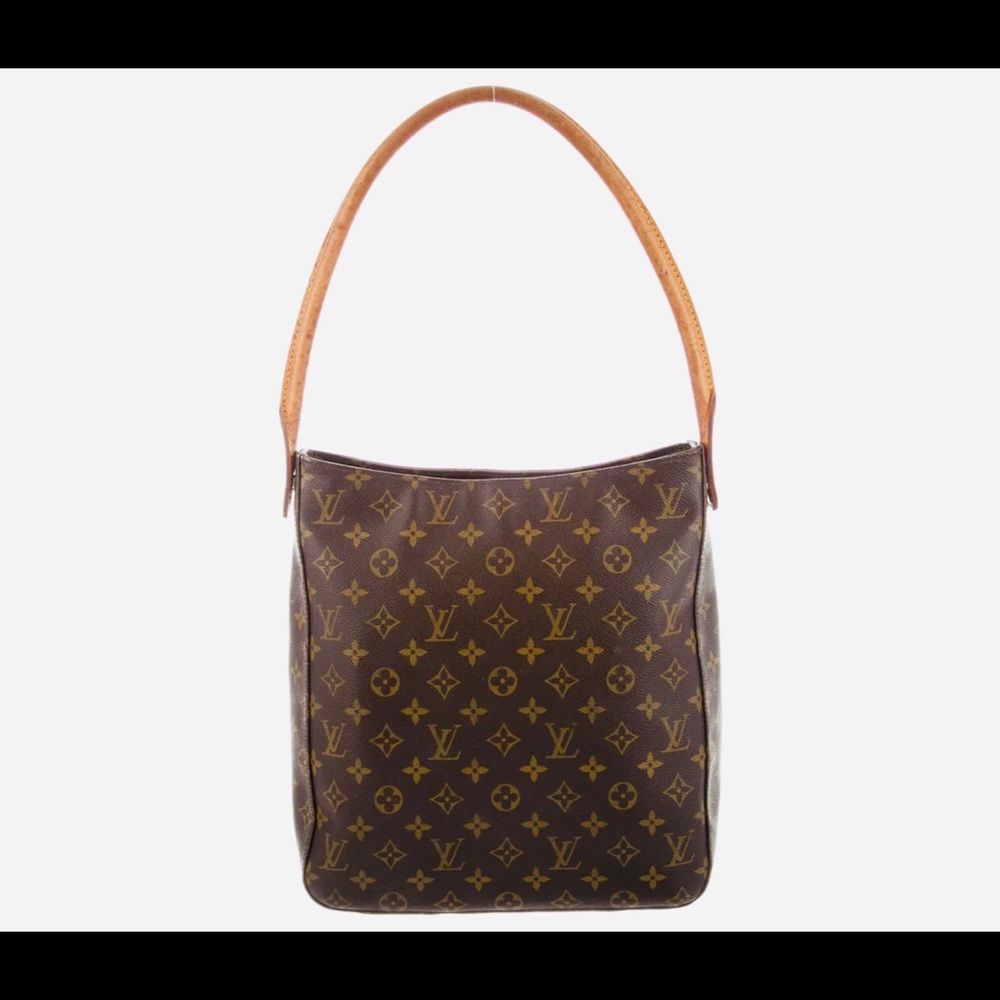 Authentic Louis Vuitton Leather Monogram Looping Handbag